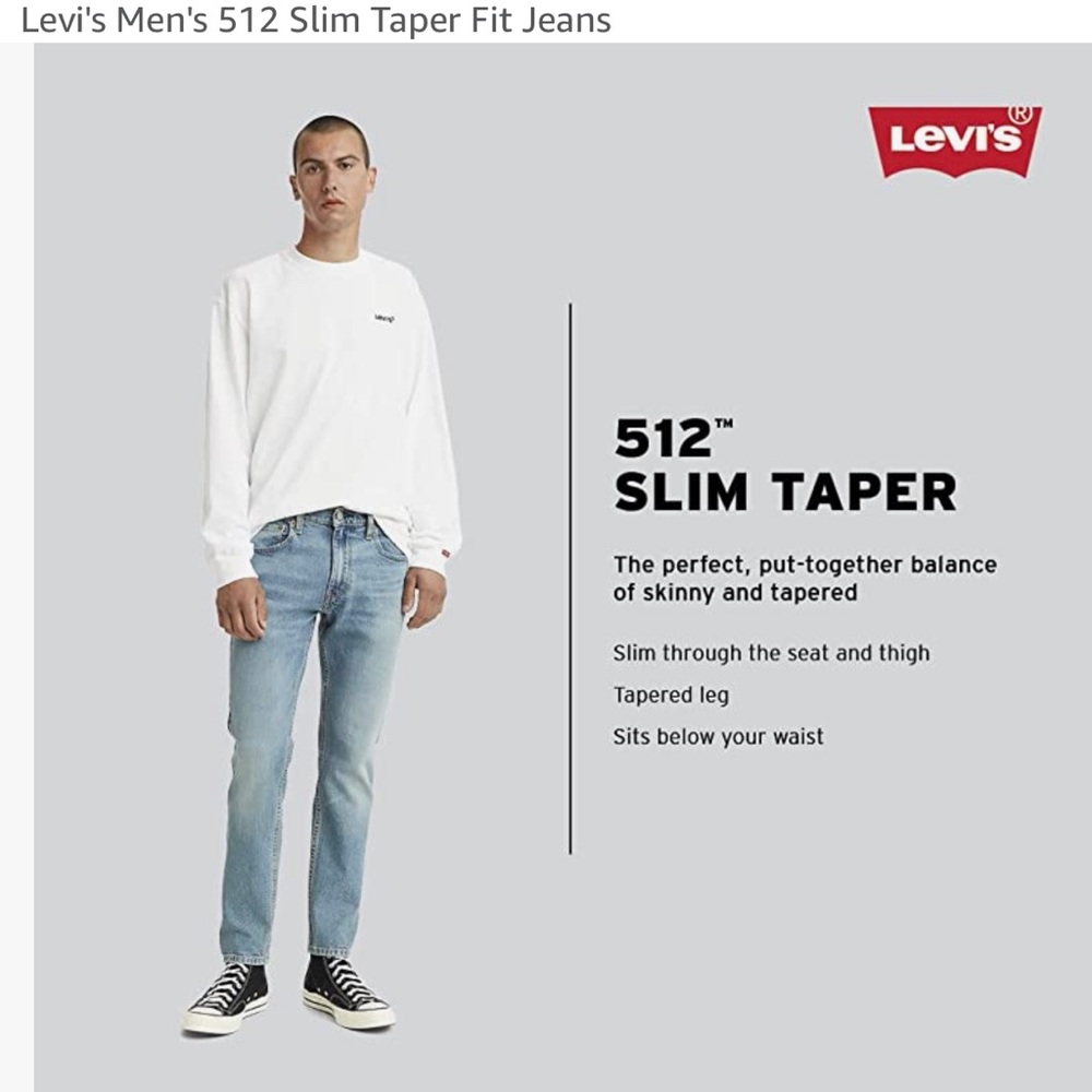 512™
SLIM TAPER
The perfect, put-together balance of skinny and tapered